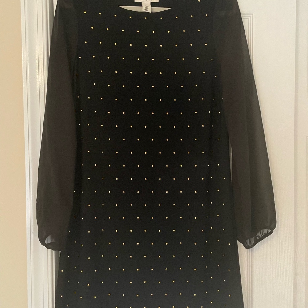 White House Black Market Sheath Dress with Bishop Sleeves